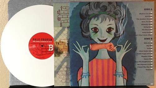 DALE CROVER THE FICKLE FINGER OF FATE~NM LMTD EDITION 2017 WHITE VINYL LP~INNER