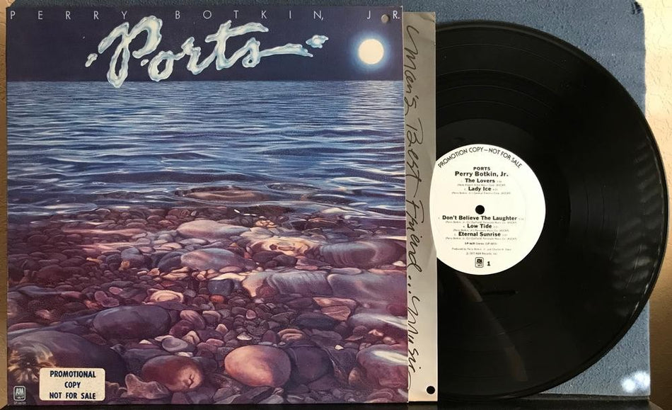 PERRY BOTKIN JR. PORTS~NM- '77 WHITE LABEL PROMO LP~MONARCH PRESS~EASY LISTENING