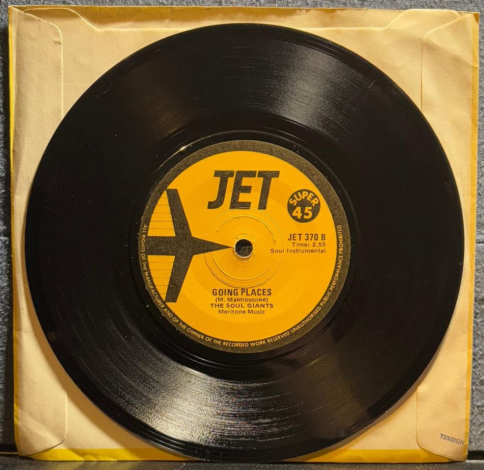 SO AFRICA 45~SOUL GIANTS~SOMETHING GREAT / GOING PLACES~JET 7' w/SLV~SOUL~HEAR