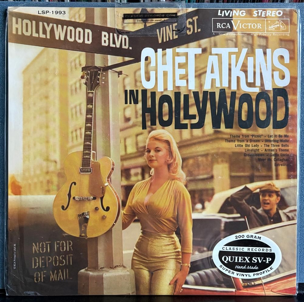 CHET ATKINS IN HOLLYWOOD~CLASSIC RECORDS 200g QUIEX SV-P SUPER VINYL LP~COUNTRY