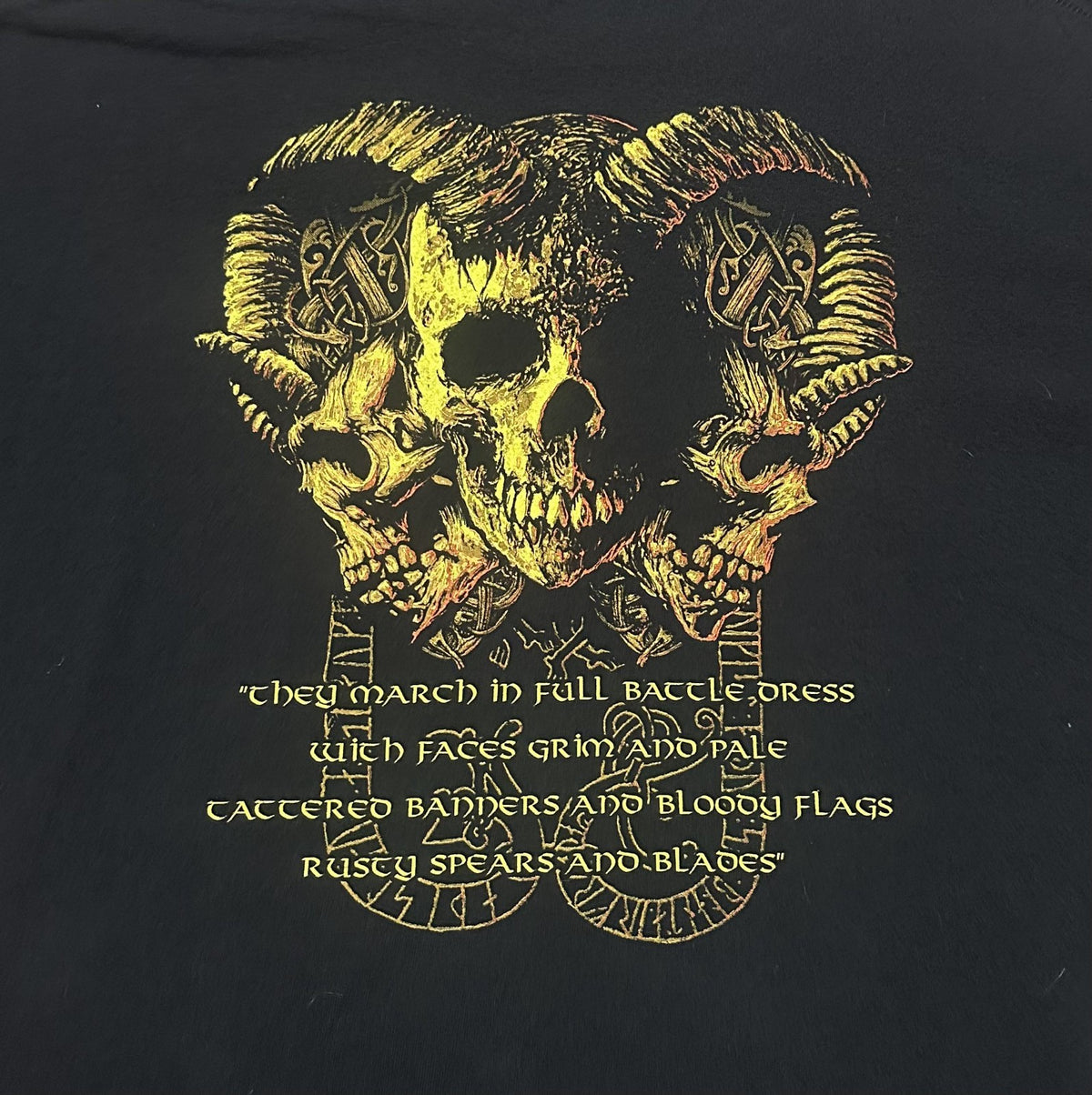 AMON AMARTH 2011 TOUR T-SHIRT~VINTAGE~ANVIL~ORIGINAL~XL~BLACK~EXC COND~RARE~VTG