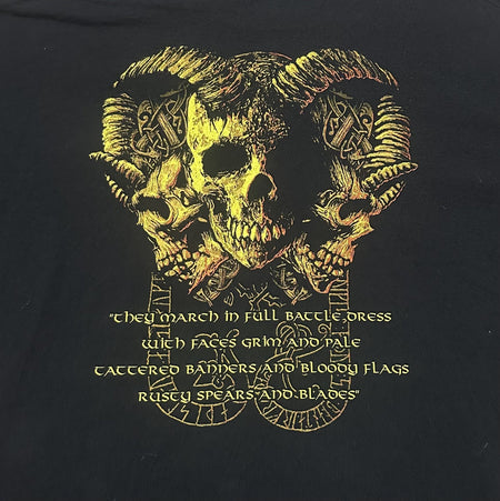AMON AMARTH 2011 TOUR T-SHIRT~VINTAGE~ANVIL~ORIGINAL~XL~BLACK~EXC COND~RARE~VTG