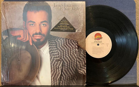 JAMES INGRAM IT'S YOUR NIGHT~1983 QWEST RECORDS 1st PRESS LP~SHRINK~HYPE STICKER