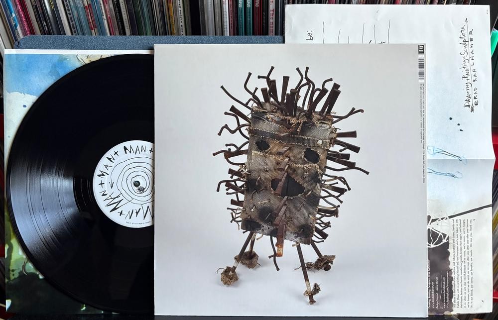 MAN MAN LIFE FANTASTIC~ANTI- SECOND PRESS LP w/POSTER INSERT~INNER~NO CD~INDIE
