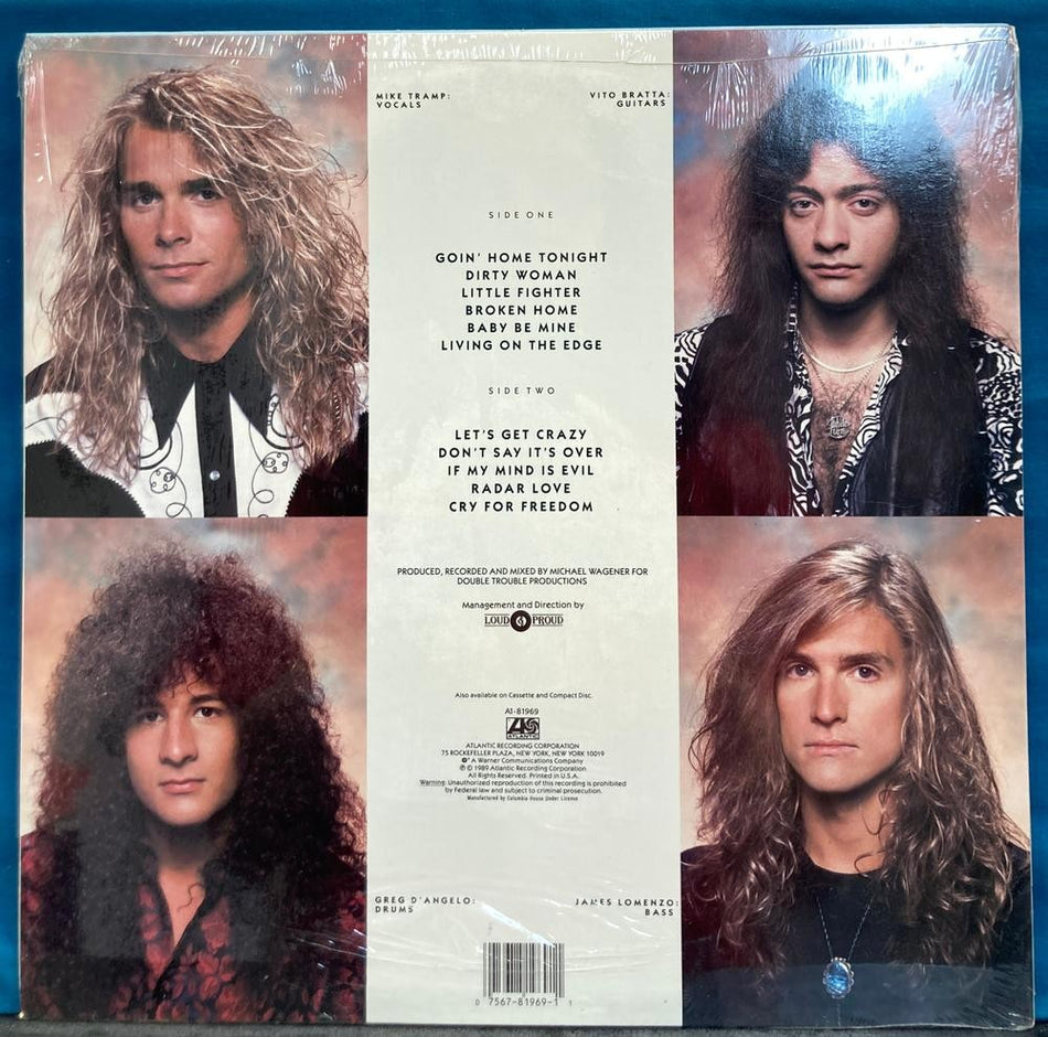 WHITE LION BIG GAME~SEALED ORIG 1989 DMM LP~STERLING~INNER~RADAR LOVE~FIGHTER