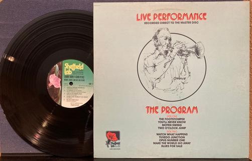 HARRY JAMES COMIN FROM A GOOD PLACE~NM 1977 SHEFFIELD LAB AUDIOPHILE LP~BIG BAND