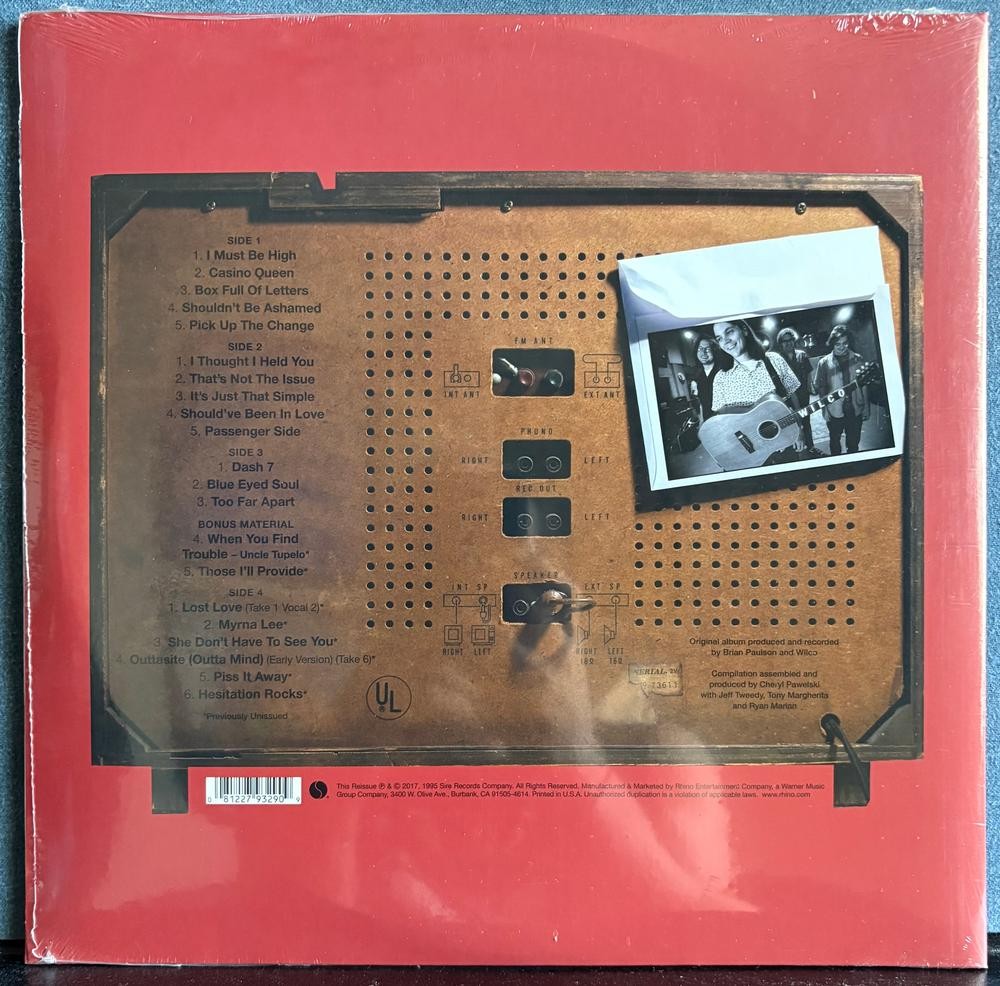 WILCO A.M.~SEALED 2017 DELUXE EDITION 180 GRAM 2-LP REISSUE~HYPE STICKER~INDIE