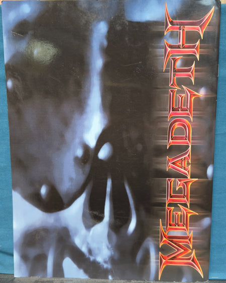 MEGADETH 2001 THE WORLD NEEDS A HERO TOUR BOOK PROGRAM~EXC~MUSTAINE~THRASH METAL