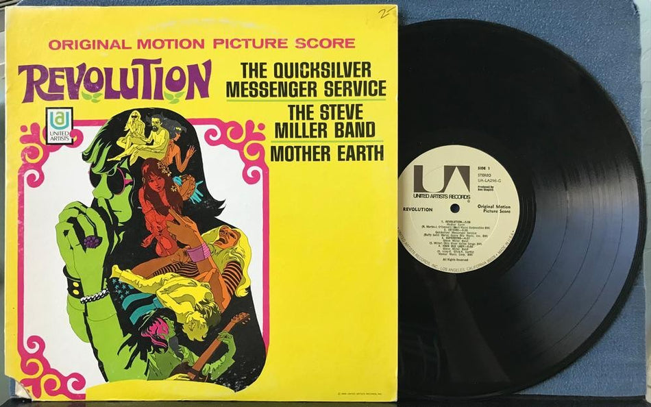 REVOLUTION ORIGINAL MOTION PICTURE SCORE~LMTD '74 UNITED ARTISTS RE~STEVE MILLER