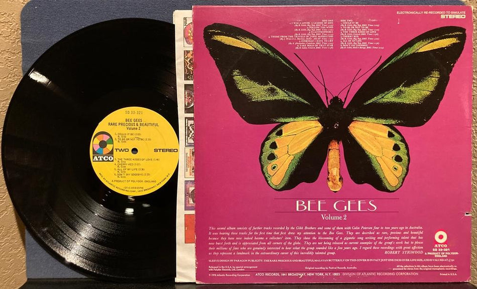 BEE GEES RARE PRECIOUS BEAUTIFUL VOL. 2~NM- 1970 POLYDOR LP~PRESSWELL~POP~VOCAL