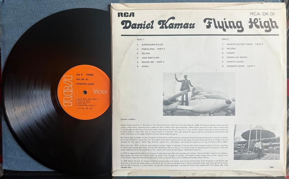 DANIEL KAMAU NINGWITE NAWE~VG++ ORIG 1976 RCA VICTOR KENYA LP~AFRICAN~RCA DK 01