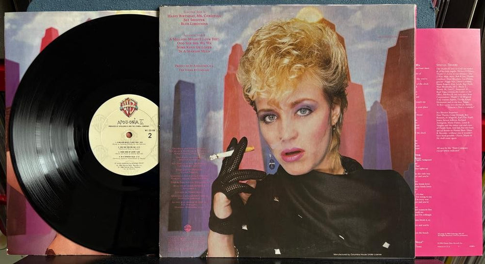 APOLLONIA 6 1984 SELF-TITLED LP~NM CRC COLUMBIA CLUB PRESS w/LYRIC INSERT~INNER