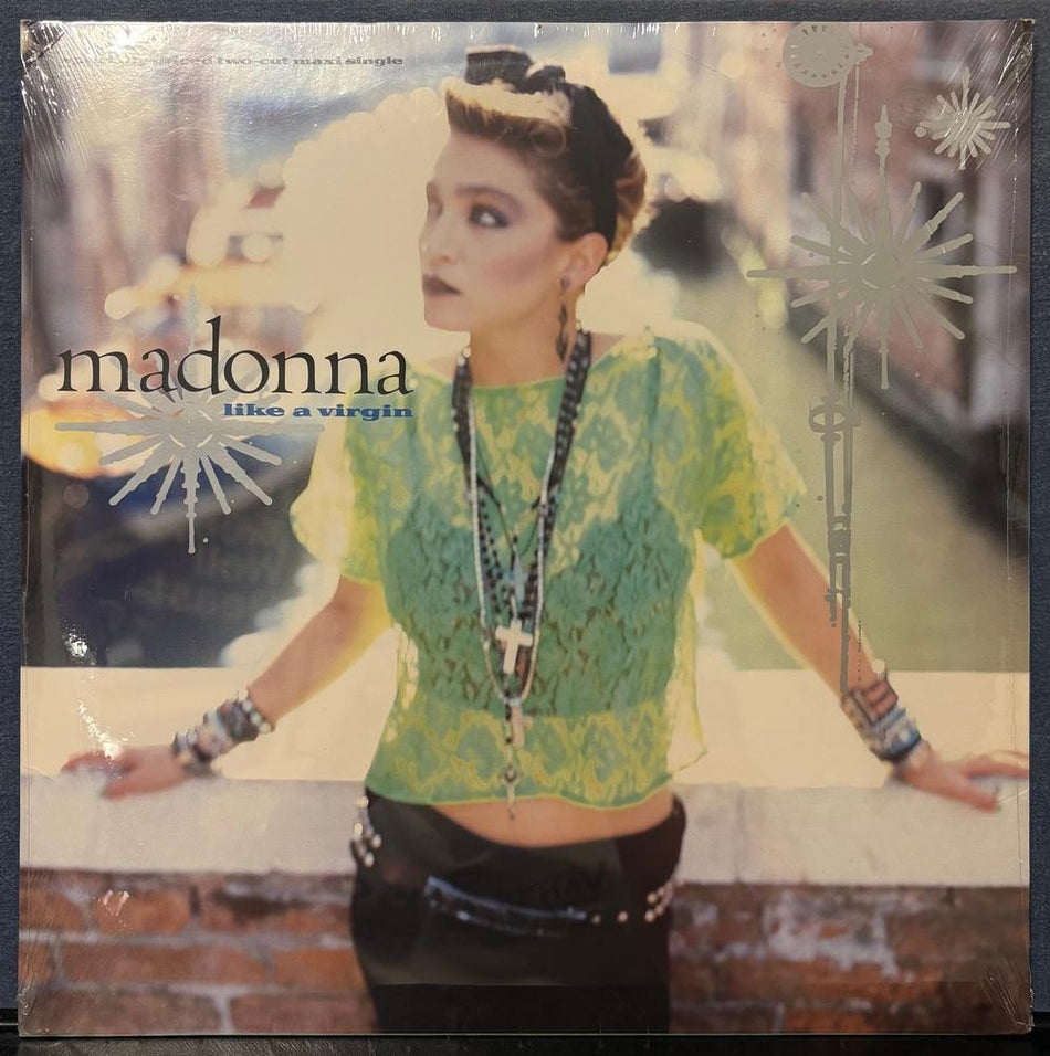 MADONNA LIKE A VIRGIN~SEALED 1984 SIRE 12-INCH 45 RPM MAXI-SINGLE LP~SYNTH-POP