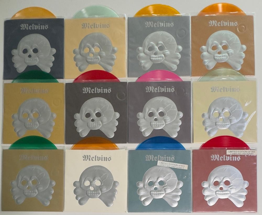 MELVINS LEXICON DEVIL~COMPLETE SET! 12 COLORED 7' PIC SLVS~UNPLAYED NM LE/800 ea