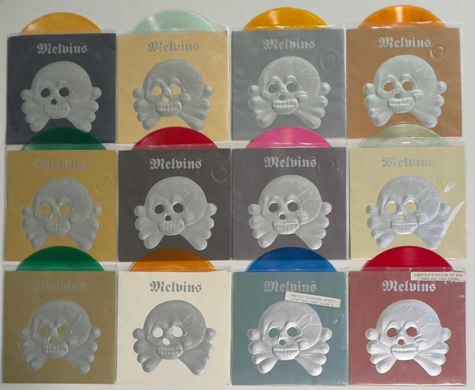 MELVINS LEXICON DEVIL~COMPLETE SET! 12 COLORED 7' PIC SLVS~UNPLAYED NM LE/800 ea