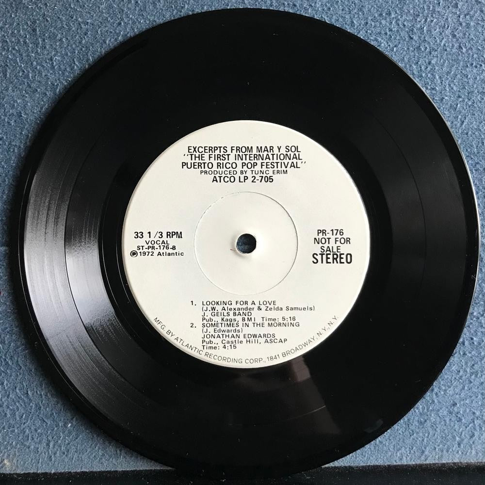 EXCERPTS FROM MAR Y SOL~NM- 1972 PROMO 7-INCH SAMPLER~ELP~J. GEILS BAND~EDWARDS