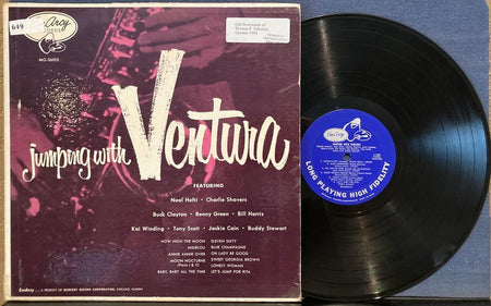 CHARLIE VENTURA JUMPING WITH VENTURA~ORIG 1955 EMARCY MONO DEEP GROOVE LP~JAZZ