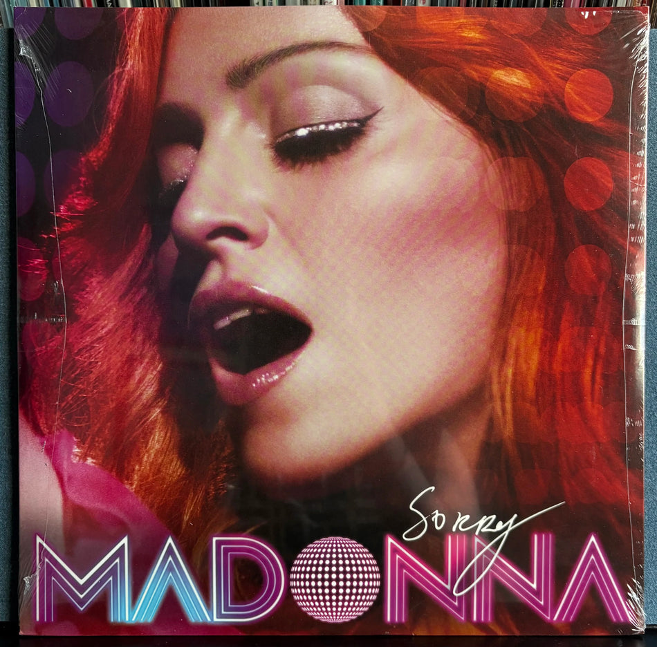 MADONNA SORRY-RARE SEALED ORIGINAL 2006 2-LP SINGLE/EP-REMIX-LET IT WILL BE-POP