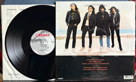 POSSESSED THE EYES OF HORROR EP~ORIG 1987 COMBAT 1st PRESS LP w/INNER SLV~THRASH