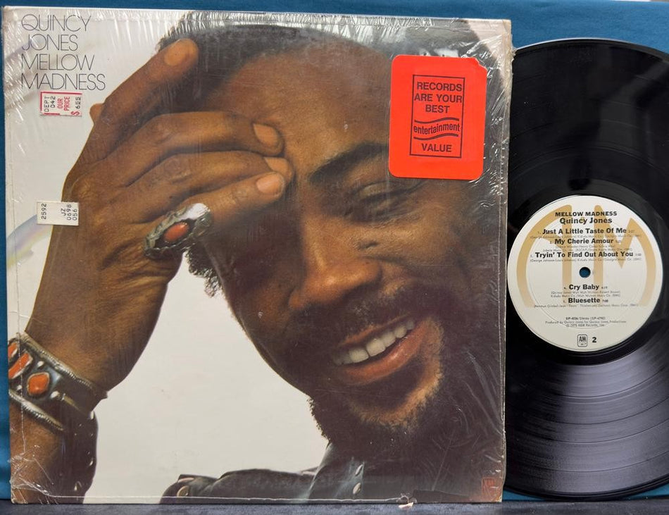 QUINCY JONES MELLOW MADNESS~NM- ORIG 1973 FUNK~SOUL LP~SHRINK~MONARCH~SAMPLES