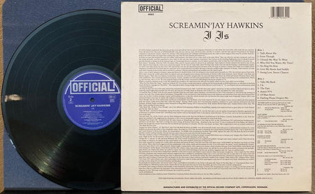 SCREAMIN' JAY HAWKINS I IS~NM 1989 OFFICIAL RECORD CO COMP LP~COPENHAGEN DENMARK