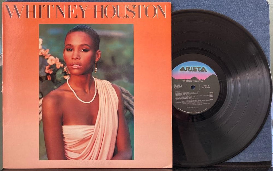 WHITNEY HOUSTON 1985 SELF-TITLED LP~CRC CLUB EDITION LP w/SHRINK~GREATEST LOVE