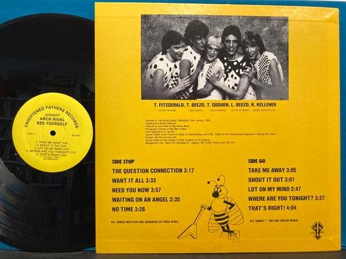 ARCH RIVAL BEE YOURSELF~UNPLAYED NM-/NM- 1983 PRIVATE LABEL POP ROCK NEW WAVE LP