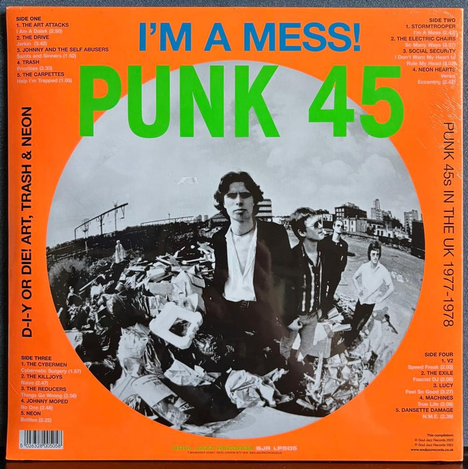 PUNK 45s IN THE UK 1977-78~I'M A MESS! D-I-Y OR DIE~SEALED LMTD RSD 2-LP +7-INCH