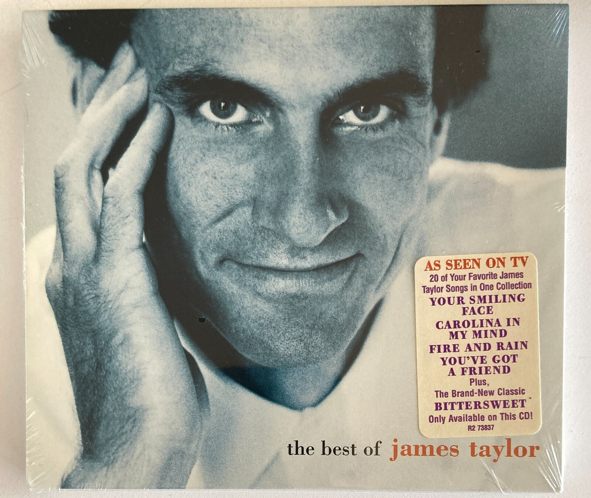 STILL SEALED! BEST OF JAMES TAYLOR CD w/HYPE STICKER~CAROLINA & UNRELEASED TRACK