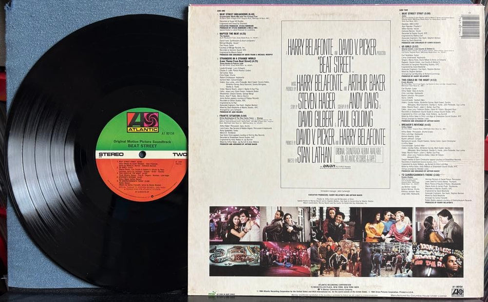 BEAT STREET VOLUME 1 OST SOUNDTRACK~NM- 1984 CRC COLUMBIA HOUSE CLUB LP~HIP HOP
