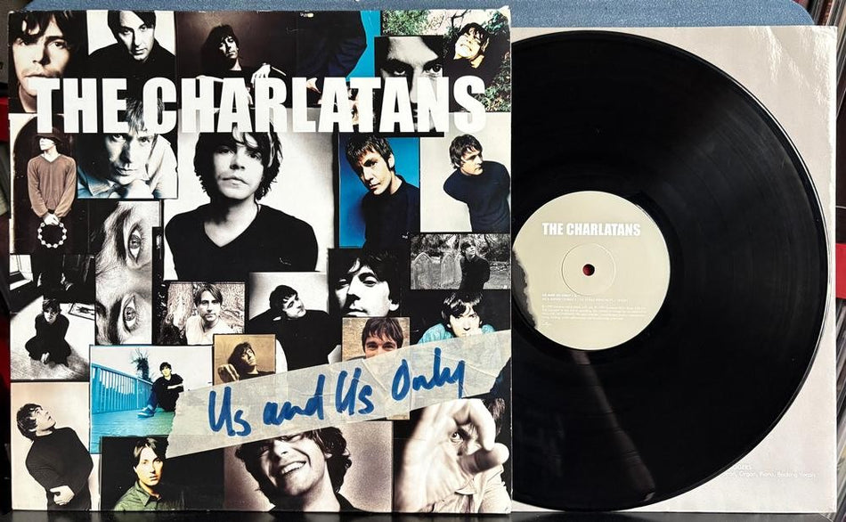 THE CHARLATANS US AND US ONLY~RARE ORG 1999 UK FIRST PRESS LP w/INNER~INDIE ROCK