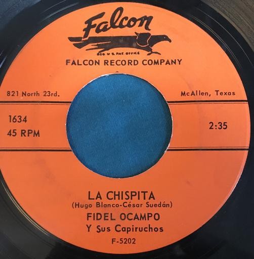 Fidel Ocampo Y Sus Capiruchos El Cable /La Chispita~RARE LATIN SOUL 45 on FALCON