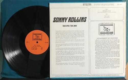 SONNY ROLLLINS S/T~NM-/SVG+ ORG 1957 EVEREST RECORDS LP~LUST FOR LIFE~THAD JONES