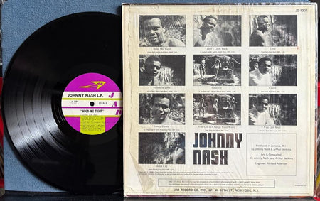 JOHNNY NASH HOLD ME TIGHT~ORIG 1968 JAD LP w/SHRINK~REGGAE~PETER TOSH~WAILERS