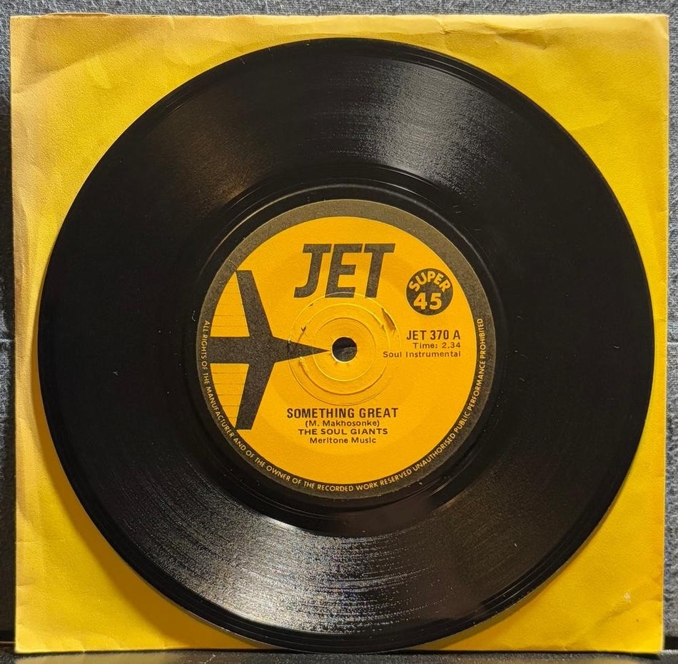 SO AFRICA 45~SOUL GIANTS~SOMETHING GREAT / GOING PLACES~JET 7' w/SLV~SOUL~HEAR