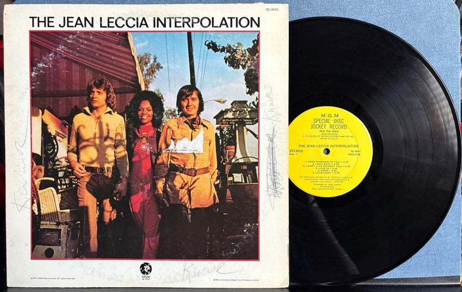 THE JEAN LECCIA INTERPOLATION~ORIG 1972 MGM RECORDS YELLOW LABEL PROMO LP~FUNK