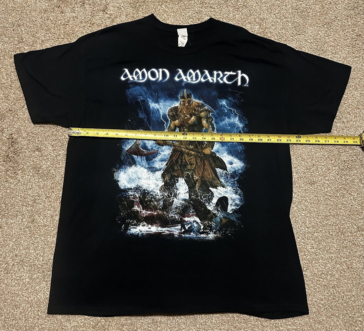 AMON AMARTH 2016 NORTH AMERICA TOUR T-SHIRT~ORIGINAL~XL~BLACK~EXC COND~RARE~VTG