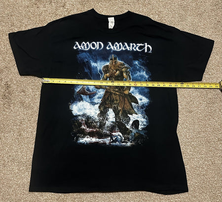 AMON AMARTH 2016 NORTH AMERICA TOUR T-SHIRT~ORIGINAL~XL~BLACK~EXC COND~RARE~VTG