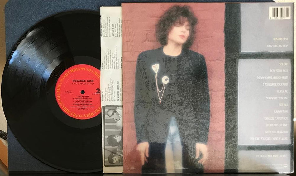 ROSANNE CASH KINGS RECORD SHOP~NM- 1987 DMM AUDIOPHILE 1st PRESS LP~SHRINK~INNER