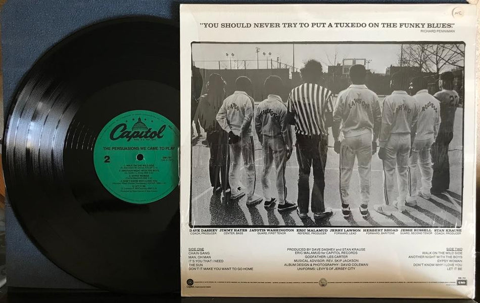 THE PERSUASIONS WE CAME TO PLAY~NM 1980s GREEN LBL RE LP~QUIEX AUDIOPHILE~SHRINK