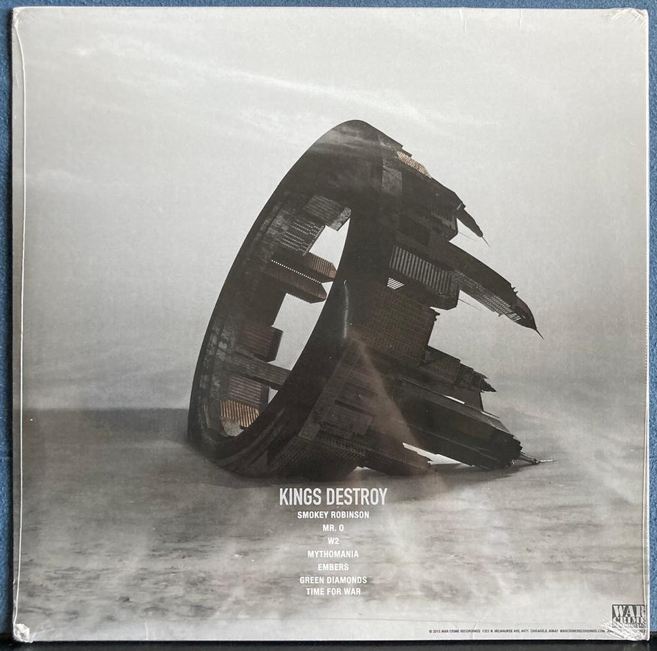 KINGS DESTROY 2015 SELF-TITLED LP~SEALED GREY SPLATTER VINYL~WAR CRIME REC~METAL