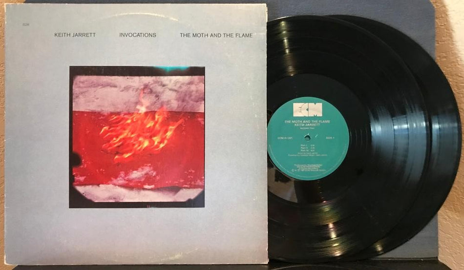 KEITH JARRETT~INVOCATIONS / MOTH AND THE FLAME~NM 1981 ECM QUIEX AUDIOPHILE 2-LP