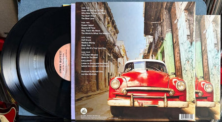 JIMMY BUFFETT LIFE ON THE FLIP SIDE~RARE VG++ 2020 180g 2-LP~BOOKLET~INNER SLVS
