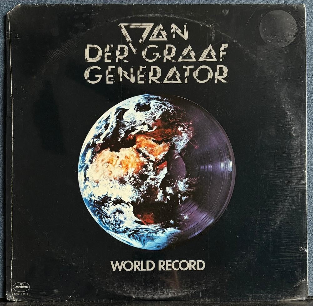 VAN DER GRAAF GENERATOR WORLD RECORD~SEALED 1976 MERCURY U.S. 1st PRESS LP~PROG