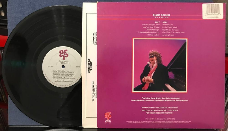 DIANE SCHUUR DEEDLES~ORIG 1984 GRP LP w/INNER SLEEVE~SOUL-JAZZ~SMOOTH JAZZ