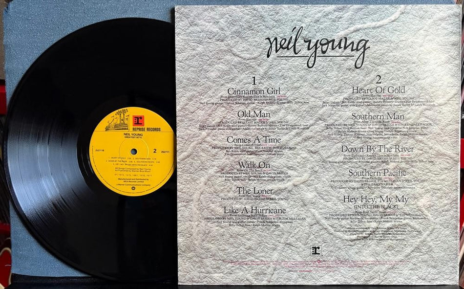 NEIL YOUNG GREATEST HITS~OG 1985 REPRISE NEW ZEALAND COMPILATION LP~CLASSIC ROCK