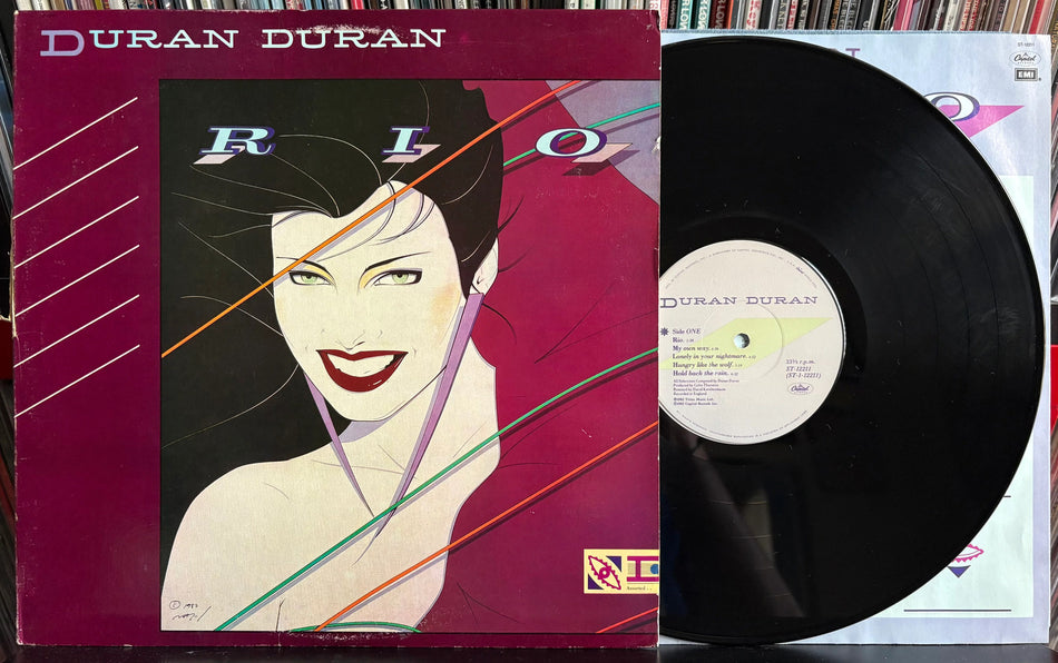 DURAN DURAN RIO-1982 THIRD EDITION LP w/INNER SLEEVE-WINCHESTER PRESS-SYNTH-POP