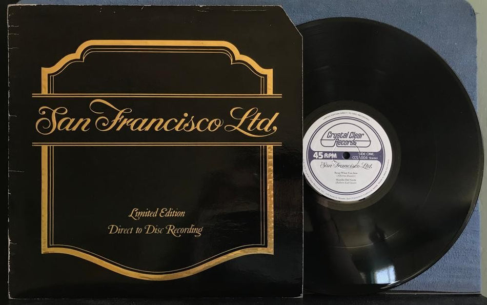 SAN FRANCISCO LTD 1976 S/T LP~NM LMTD D2D DIRECT TO DISC 45 RPM AUDIOPHILE EP LP