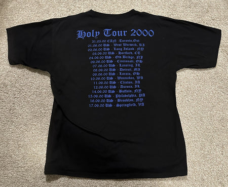 U.D.O. CONCERT T-SHIRT~2000 HOLY TOUR~ORIGINAL~CYGNUS TAG~XL~BLACK~EXC COND~VTG