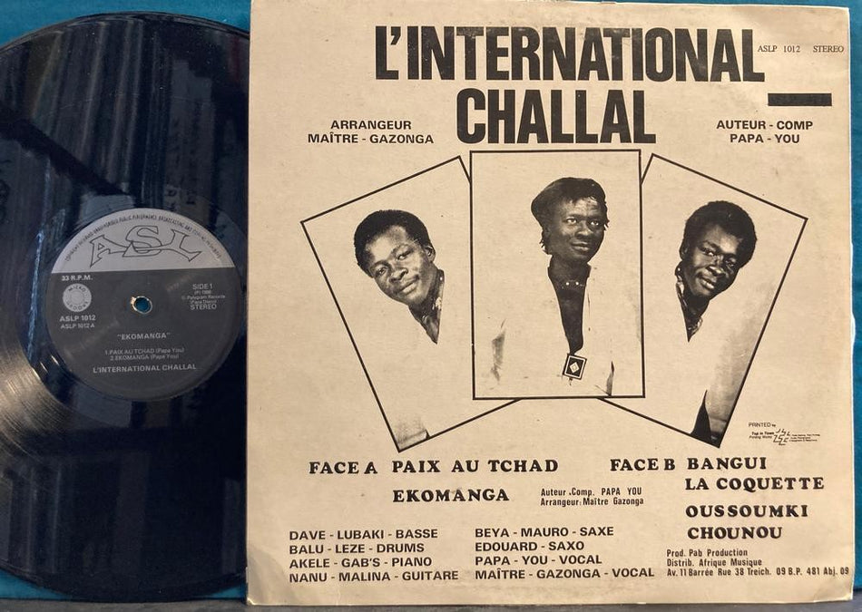 L'INTERNATIONAL CHALLAL~EKOMANGA~NM- ORIG 1986 KENYA SOUKOUS DANCEFLOOR~GAZONGA